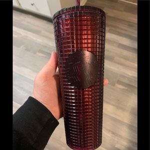 Starbucks Holiday 2020 Red Studded Tumbler